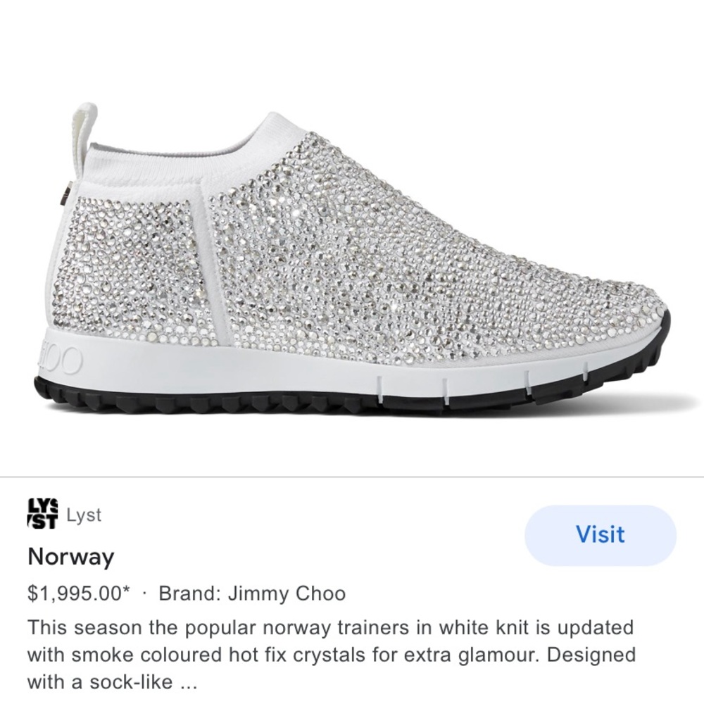 NWT - Jimmy Choo Norway Sneakers
